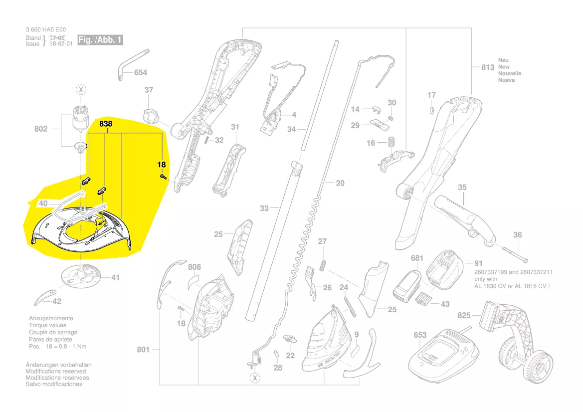 capot de protection réf. 2 609 007 347